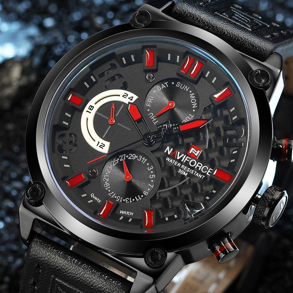 Luxury Men Sports Watches Waterproof Wristwatch Fluorescent Hands Unique Design Excellent Gift - SJB-DIAMOND ELITES