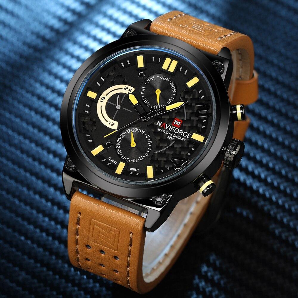 Luxury Men Sports Watches Waterproof Wristwatch Fluorescent Hands Unique Design Excellent Gift - SJB-DIAMOND ELITES