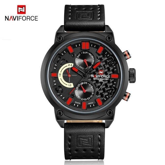 Luxury Men Sports Watches Waterproof Wristwatch Fluorescent Hands Unique Design Excellent Gift - SJB-DIAMOND ELITES