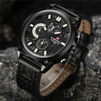 Luxury Men Sports Watches Waterproof Wristwatch Fluorescent Hands Unique Design Excellent Gift - SJB-DIAMOND ELITES
