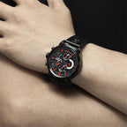 Luxury Men Sports Watches Waterproof Wristwatch Fluorescent Hands Unique Design Excellent Gift - SJB-DIAMOND ELITES