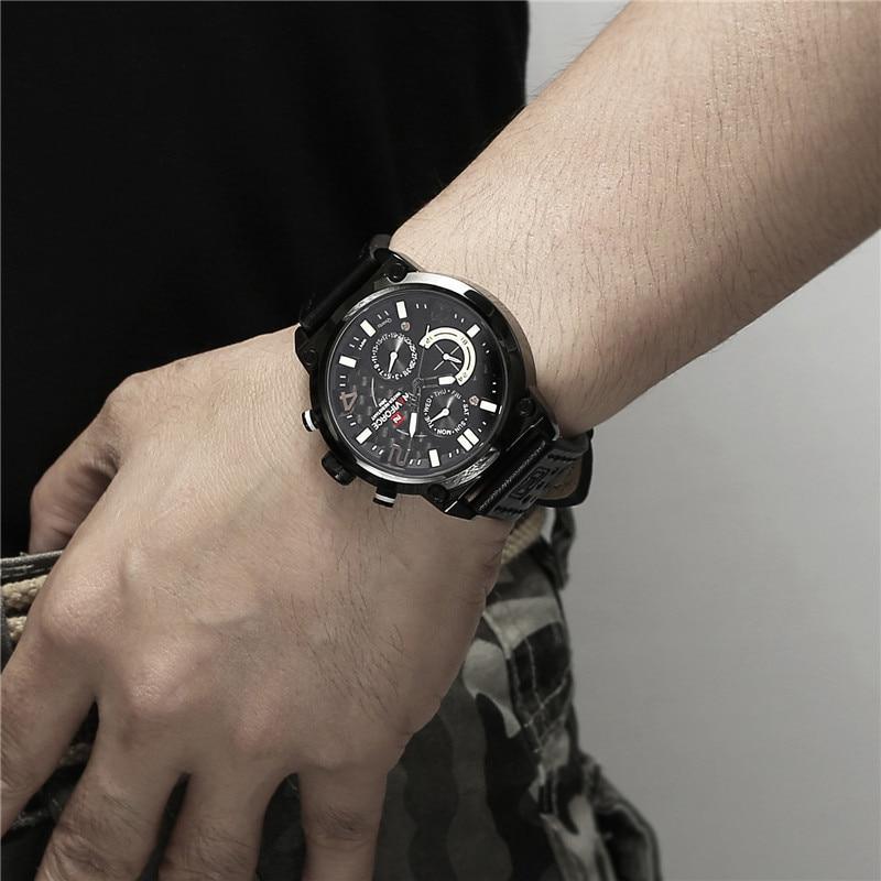 Luxury Men Sports Watches Waterproof Wristwatch Fluorescent Hands Unique Design Excellent Gift - SJB-DIAMOND ELITES