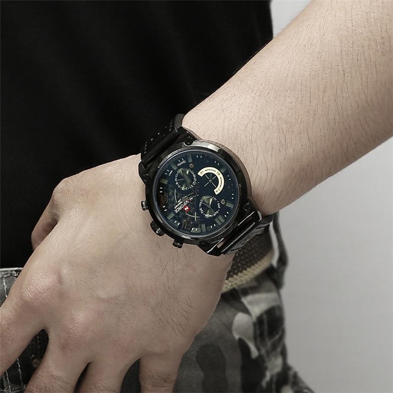 Luxury Men Sports Watches Waterproof Wristwatch Fluorescent Hands Unique Design Excellent Gift - SJB-DIAMOND ELITES