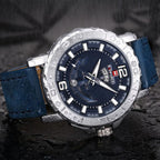 Men's Waterproof Watch With Anchor Detail and Fluorescent Hands Excellent Design Luxury Perfect Gift - SJB-DIAMOND ELITES