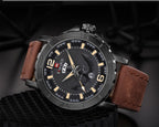 Men's Waterproof Watch With Anchor Detail and Fluorescent Hands Excellent Design Luxury Perfect Gift - SJB-DIAMOND ELITES