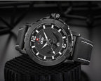 Men's Waterproof Watch With Anchor Detail and Fluorescent Hands Excellent Design Luxury Perfect Gift - SJB-DIAMOND ELITES