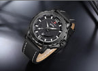 Men's Waterproof Watch With Anchor Detail and Fluorescent Hands Excellent Design Luxury Perfect Gift - SJB-DIAMOND ELITES
