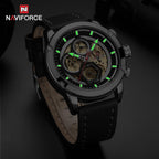Sport  Watches For Men Waterproof Watch Analog Quartz Leather Band Wristwatch Unique Design Perfect Gift - SJB-DIAMOND ELITES