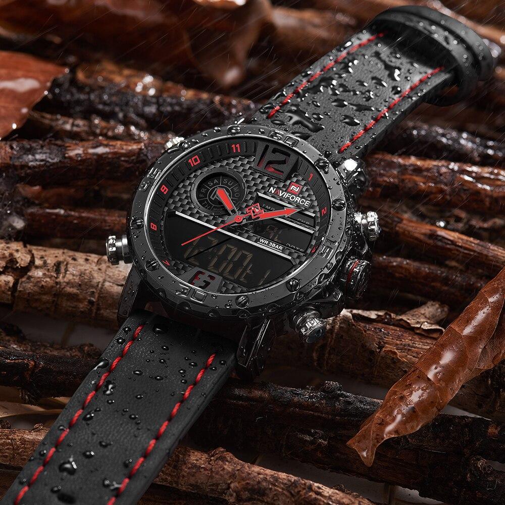Men's Sports Waterproof Digital Analog Multifunction Watch  Excellent Design Perfect Gift - SJB-DIAMOND ELITES