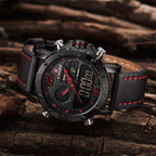 Men's Sports Waterproof Digital Analog Multifunction Watch  Excellent Design Perfect Gift - SJB-DIAMOND ELITES