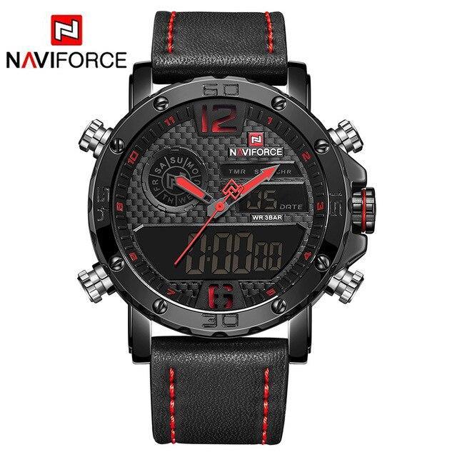 Men's Sports Waterproof Digital Analog Multifunction Watch  Excellent Design Perfect Gift - SJB-DIAMOND ELITES