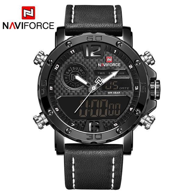 Men's Sports Waterproof Digital Analog Multifunction Watch  Excellent Design Perfect Gift - SJB-DIAMOND ELITES