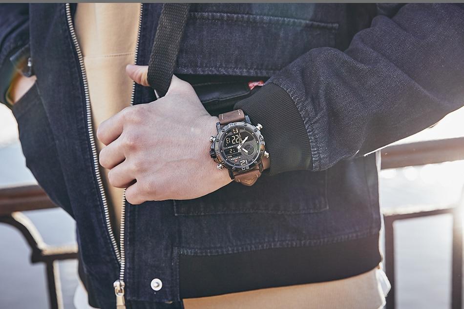 Men's Sports Waterproof Digital Analog Multifunction Watch  Excellent Design Perfect Gift - SJB-DIAMOND ELITES