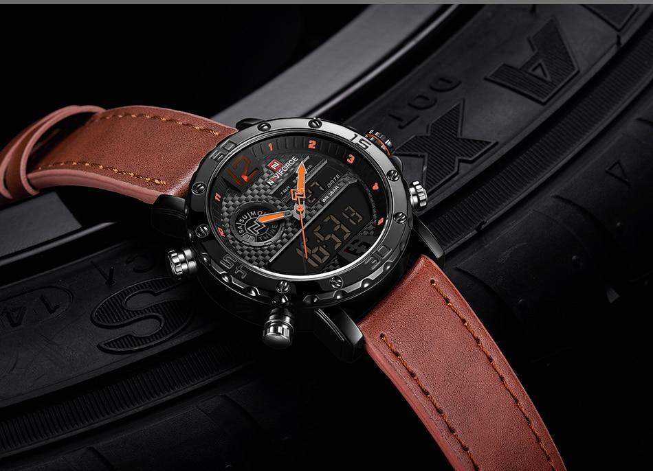 Men's Sports Waterproof Digital Analog Multifunction Watch  Excellent Design Perfect Gift - SJB-DIAMOND ELITES