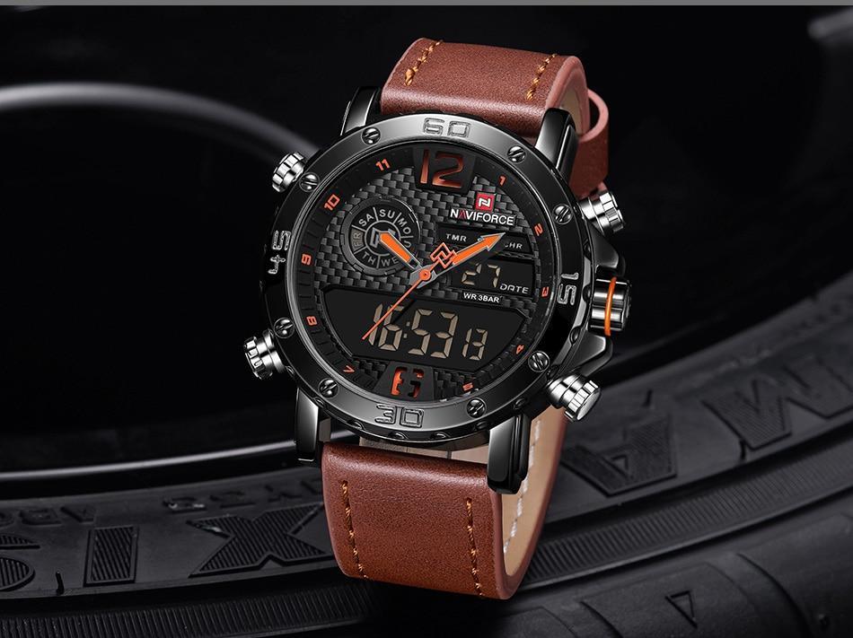 Men's Sports Waterproof Digital Analog Multifunction Watch  Excellent Design Perfect Gift - SJB-DIAMOND ELITES