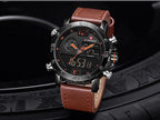 Men's Sports Waterproof Digital Analog Multifunction Watch  Excellent Design Perfect Gift - SJB-DIAMOND ELITES