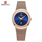 Women's Elegant Stainless Steel Watch With Braided Steel Bracelet Excellent Background Waterproof Wristwatch Unique Design Perfect Gift