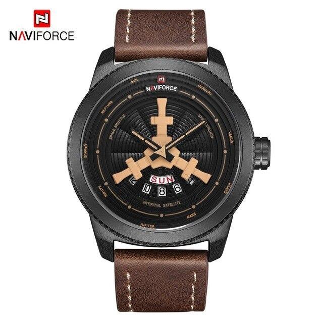 Sport  Watches For Man Waterproof Watch Analog Quartz Leather Band Date Calendar  Wristwatch Unique Design Perfect Gift - SJB-DIAMOND ELITES
