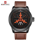 Sport  Watches For Man Waterproof Watch Analog Quartz Leather Band Date Calendar  Wristwatch Unique Design Perfect Gift - SJB-DIAMOND ELITES