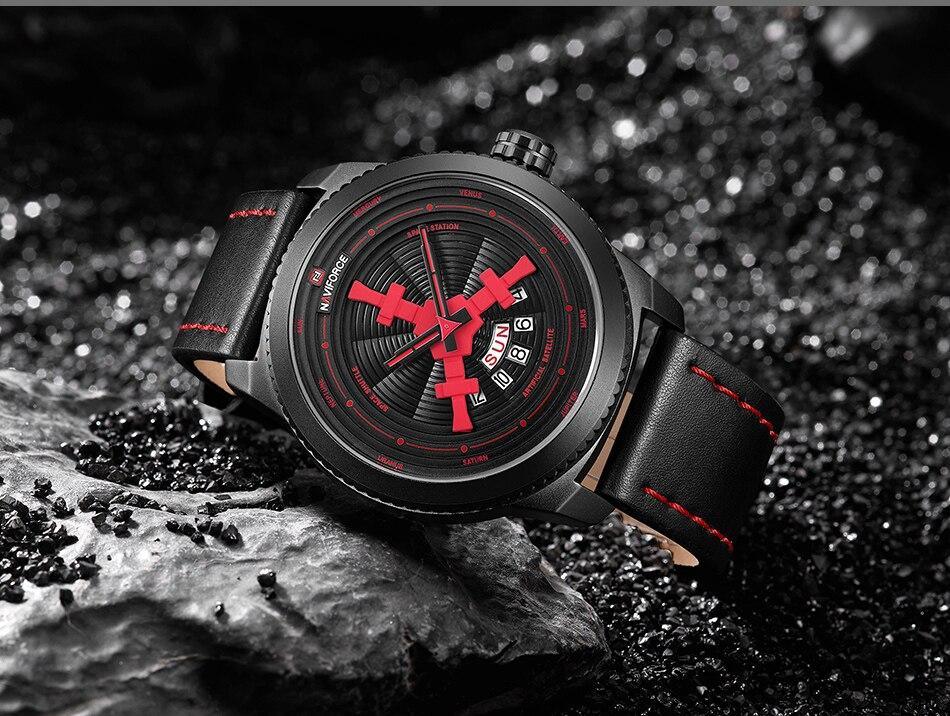 Sport  Watches For Man Waterproof Watch Analog Quartz Leather Band Date Calendar  Wristwatch Unique Design Perfect Gift - SJB-DIAMOND ELITES