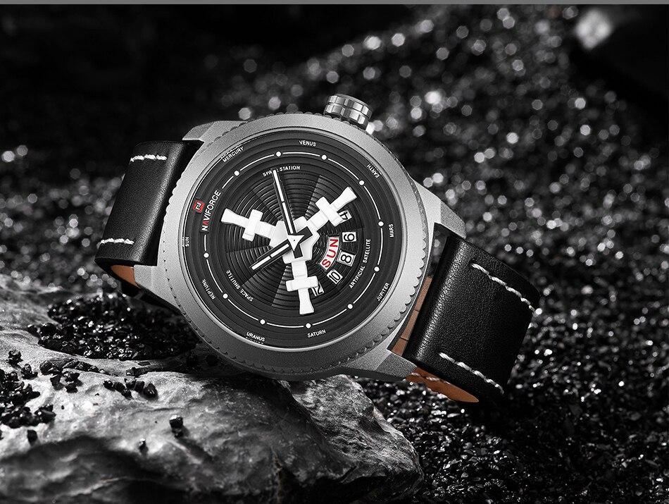 Sport  Watches For Man Waterproof Watch Analog Quartz Leather Band Date Calendar  Wristwatch Unique Design Perfect Gift - SJB-DIAMOND ELITES