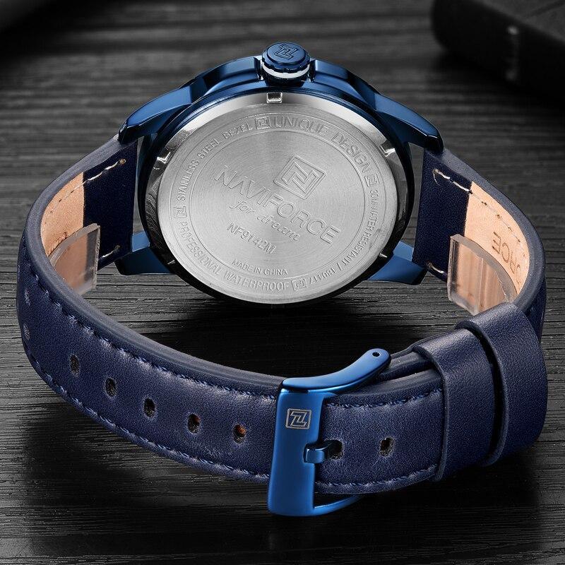 Sport Watches For Man Waterproof Watch Analog Quartz Leather Band Date Calendar  Unique Wristwatch  Perfect Gift - SJB-DIAMOND ELITES