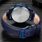 Sport Watches For Man Waterproof Watch Analog Quartz Leather Band Date Calendar  Unique Wristwatch  Perfect Gift - SJB-DIAMOND ELITES