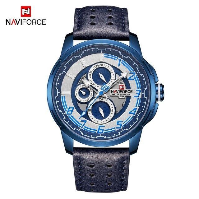 Sport Watches For Man Waterproof Watch Analog Quartz Leather Band Date Calendar  Unique Wristwatch  Perfect Gift - SJB-DIAMOND ELITES