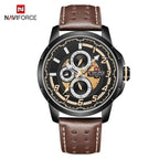 Sport Watches For Man Waterproof Watch Analog Quartz Leather Band Date Calendar  Unique Wristwatch  Perfect Gift - SJB-DIAMOND ELITES