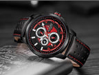 Sport Watches For Man Waterproof Watch Analog Quartz Leather Band Date Calendar  Unique Wristwatch  Perfect Gift - SJB-DIAMOND ELITES