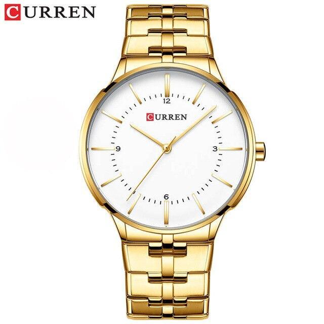 Men's  Waterproof Watch With Shining Bracelet In Five Modern Designs Perfect Gift For Your Loved One Stevvex