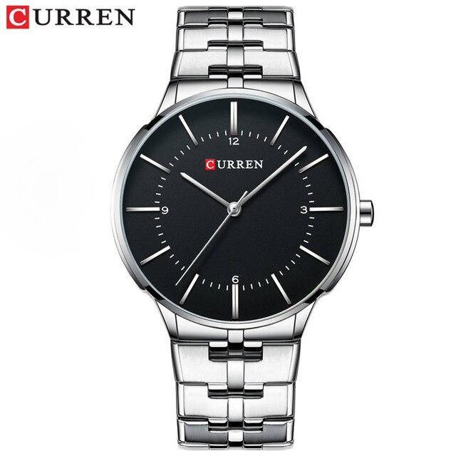Men's  Waterproof Watch With Shining Bracelet In Five Modern Designs Perfect Gift For Your Loved One Stevvex