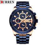 Men's Waterproof  Watch With Chronometers Day View And Fluorescent Hands Unique  Luxury Design  Perfect Gift Stevvex