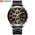 Men's  Water Resistant Watch With Chronometers Day View Unique Design Perfect Gift Stevvex