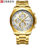 Men's  Water Resistant Watch With Chronometers Day View Unique Design Perfect Gift Stevvex