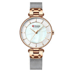 Women's Luxury Watches In Excellent Background And Zircon Designs Business Style Wristwatch Perfect Gift For Her