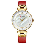 Women's Luxury Watches In Excellent Background And Zircon Designs Business Style Wristwatch Perfect Gift For Her