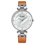 Women's Luxury Watches In Excellent Background And Zircon Designs Business Style Wristwatch Perfect Gift For Her