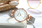 Women's Luxury Watches In Excellent Background And Zircon Designs Business Style Wristwatch Perfect Gift For Her
