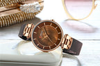 Women's Luxury Watches In Excellent Background And Zircon Designs Business Style Wristwatch Perfect Gift For Her