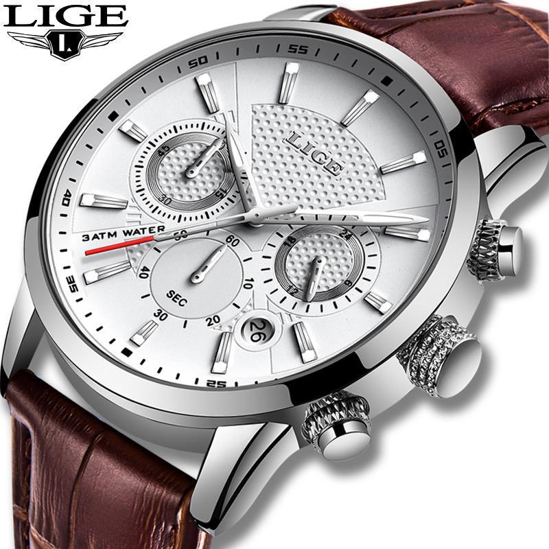 Men's  Waterproof Watch With Chronometers Day View Sport Analog Watches Excellent Look Perfect Gift For Him Stevvex