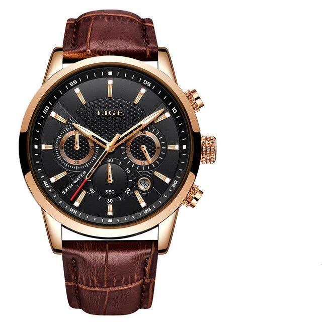 Men's  Waterproof Watch With Chronometers Day View Sport Analog Watches Excellent Look Perfect Gift For Him Stevvex