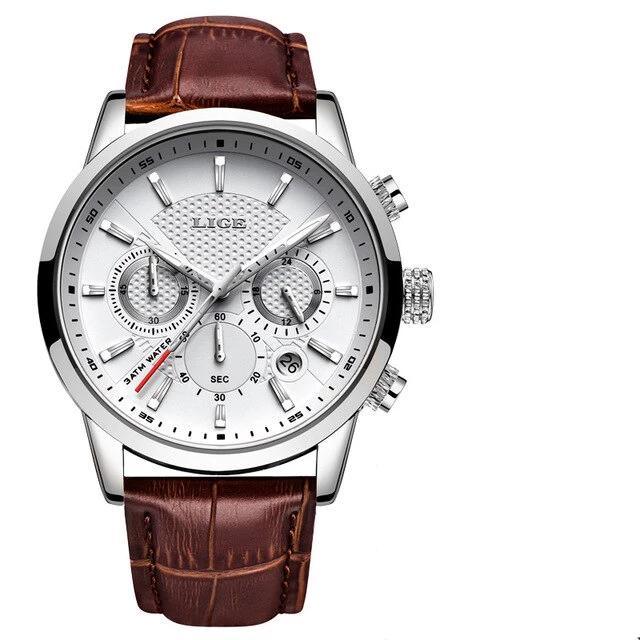 Men's  Waterproof Watch With Chronometers Day View Sport Analog Watches Excellent Look Perfect Gift For Him Stevvex