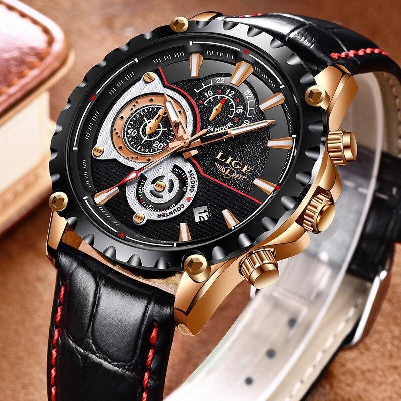 Business Elegant Men's  Watch With Chronometers Day View  Fluorescent Hands Excellent Look Unique Design Perfect Gift For Your Man Stevvex