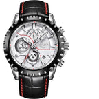 Business Elegant Men's  Watch With Chronometers Day View  Fluorescent Hands Excellent Look Unique Design Perfect Gift For Your Man Stevvex