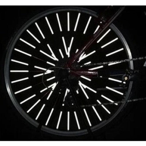 12 Pieces Bicycle Mountain Bike Riding Wheel Rim Spoke Mount Clip Tube Warning Light Strip Reflector Sets Bicycle Spoke Skins Wraps Bicycle Wheel Spoke Reflector Reflective Kids Road Mountain Bike Colorful Wheel Decoration Stevvex
