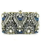 Diamond Rhinestone Clutch - Luxury Evening Minaudière | Femstylo