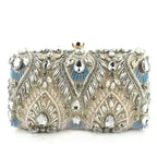 Diamond Rhinestone Clutch - Luxury Evening Minaudière | Femstylo