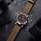 New Military Sport Watches Luxury Brown Leather Strap Quartz Wrist Watch Stylish Roller Watch For Men Stevvex