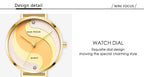 Ultra Thin Rose Gold Women Watches Fashion Analog Quartz Waterproof Wristwatches Elegant Round Design For Women Stevvex